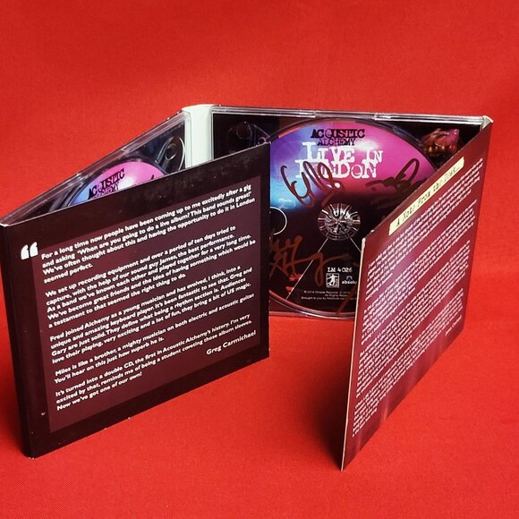 Acoustic Alchemy Live in London 2 Discs CD Signed 2014 - Picture 7 of 11